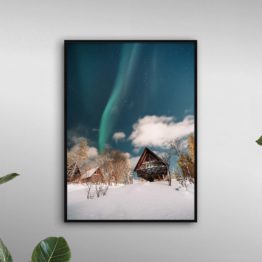 tirage photo lofoten aurores boreales norvège